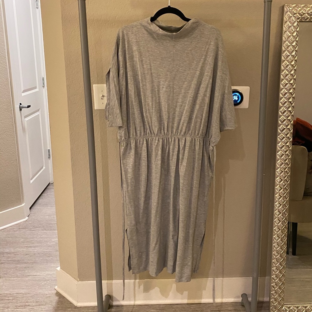 Mock neck dress